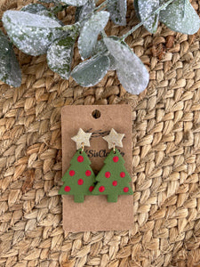 Christmas Tree Star Dangles