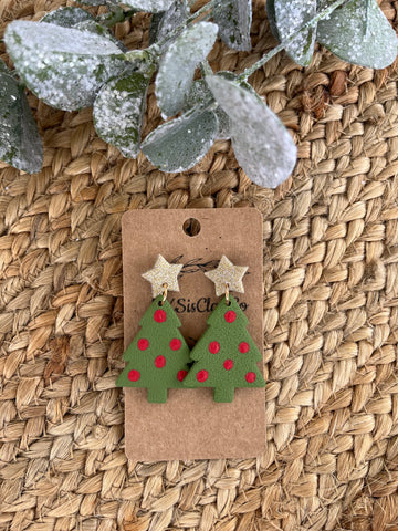 Christmas Tree Star Dangles