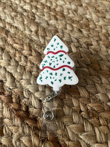 Christmas Tree Interchangeable Badge Reel Topper (No Badge Reel Included)