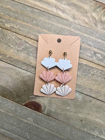 Triple Seashell Dangle